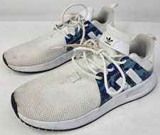 Adidas Youth Size 3 Women's 4.5 Energyfalcon EE7143 White/Blue Running Shoes