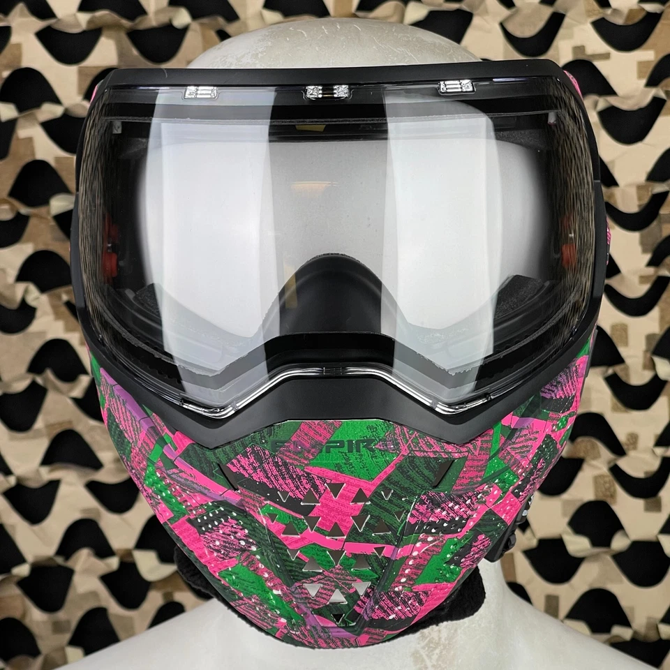 NUEVA Máscara de Paintball Empire EVS con 1 Lente - LE Geo Grunge - Transparente Foto 2 de 4