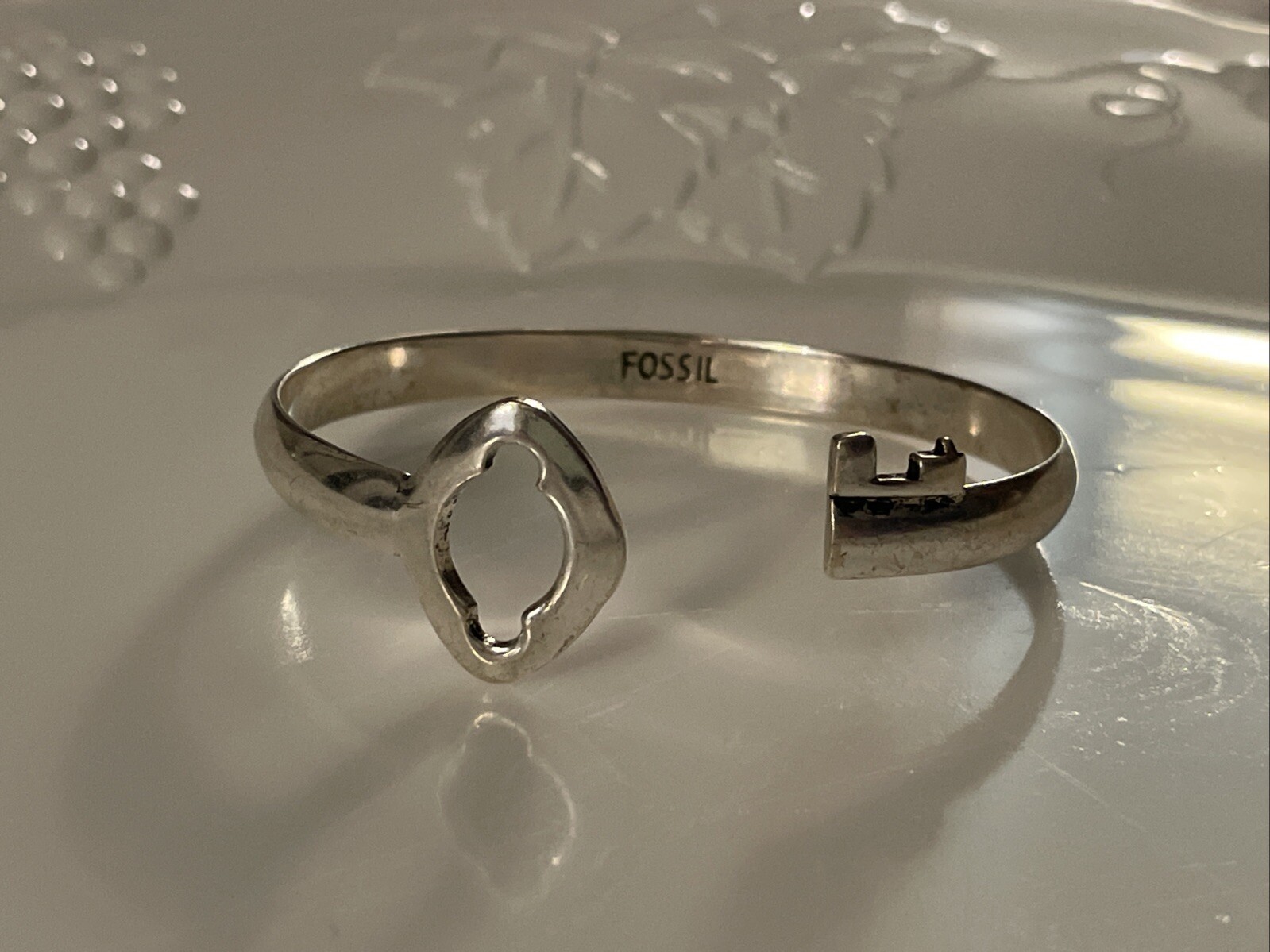 Fossil Skeleton Key Adjustable Bracelet - image 1