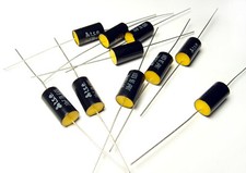 Image of 10x Capacitor 0.01uF 10nF 5% 630V DC Polypropylene Axial Valve Metallised Film