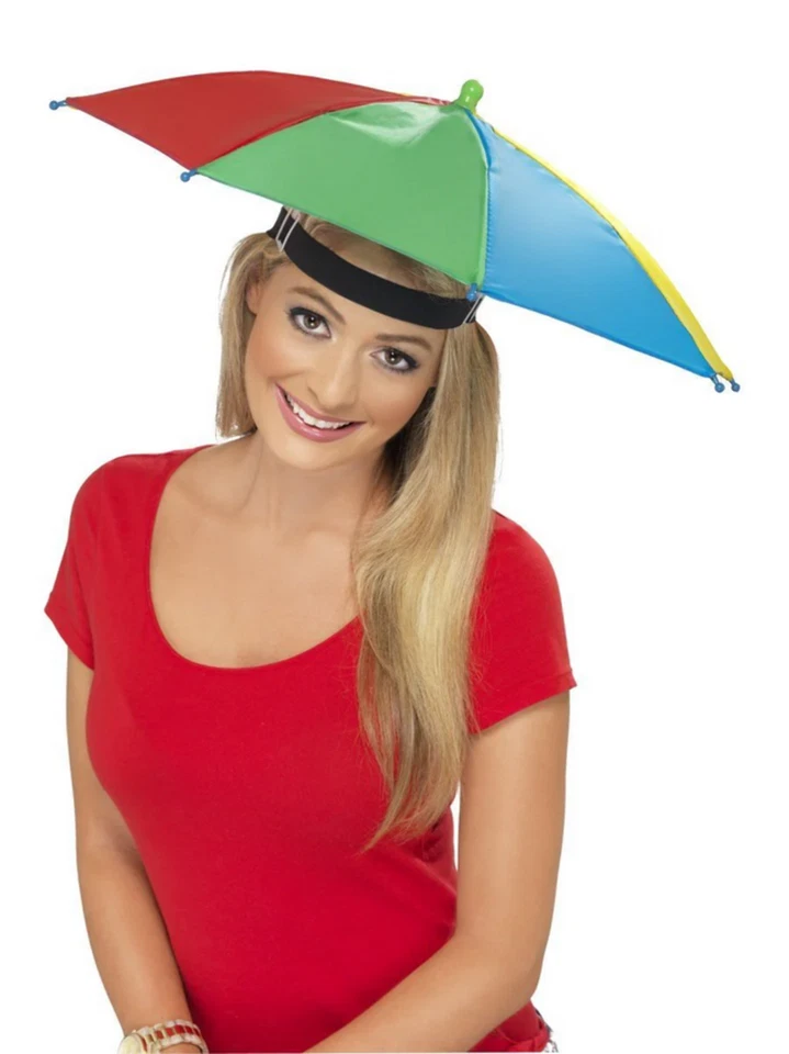 Regenschirm Hut Erwachsene Neuheit Lustige Hut Herren Damen Kostüm Zubehör - Bild 1 von 1
