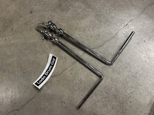 TWO 2 Vintage Rogers Swivomatic 3pc L-Arm Cymbal Holder RARE SR3