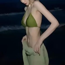 Summer Ready Green Bikini for Women Stylish Split Swimsuit for Swimming