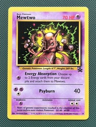 Mewtwo #14 Black Star Promo WOTC Non-Holo Pokemon Card