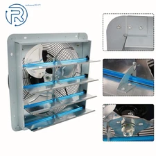 New Shutter Exhaust Fan Shop Exhaust Fan 16''  Wall-mount Attic