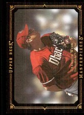 2008 Upper Deck Masterpieces Framed Black Brandon Webb #1