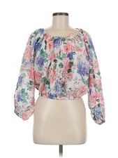 Cotton On Women Pink 3/4 Sleeve Blouse M