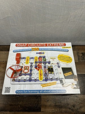 Elenco Snap Circuits Extreme SC750 Electronics Exploration Kit Over 750 Complete