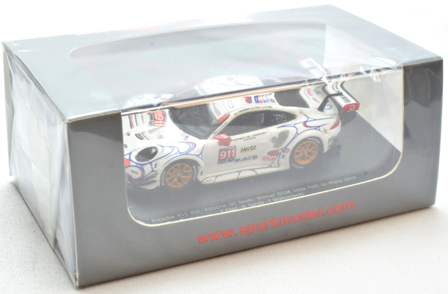 Spark Mobile Porsche 911 RSR - GT Team - 2018 Petit Le Mans 187 Car 87S147 4790₽
