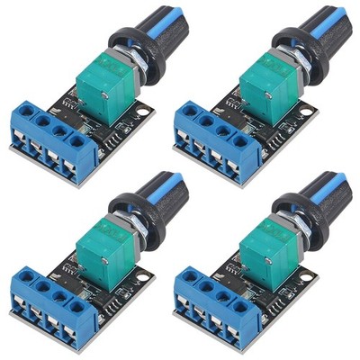 DC Motor Speed Controller 4 PCS PWM 5V-16V 12V 10A Voltage Regulator Dimmer