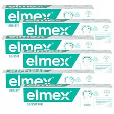 6 X ELMEX / SENSITIVE /  Toothpaste / 6x75ml 66.64 per litre