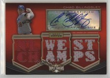 2010 Topps Triple Threads Relics 9/18 Chad Billingsley #TTAR-26 Auto ff8