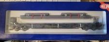 Heljan OO Cargowaggon Flat Weathered, with pipe load.