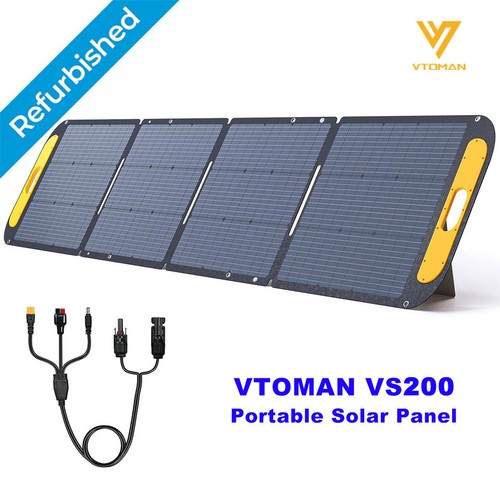 VTOMAN 110W/200W/220W Portable Solar Panel 23% Efficiency Foldable Solar Panel