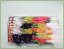 40 Hothead Lures (SLOT FOAM slimline box included) Mixed Sizes, TroufliesUK