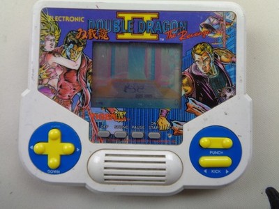 Rare Tiger Double Dragon 2 II 1988 Vintage LCD Retro Electronic Game FAULTY