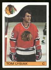 1985-86 Topps Hockey Card #23 Tom Lysiak