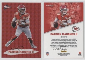 2022 Panini Zenith 1992 Pacific Red Patrick Mahomes II #PAC-2