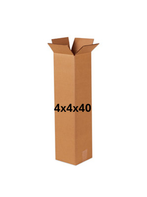 4'' x 4'' x 40'' CARDBOARD BOX - 200 lb - SINGLE BOX -  TALL - GOLF CLUB/PUTTER BOX