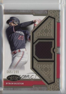 2024 Topps Tier One Tier One Relics 65/199 Byron Buxton #T1R-BB 11o2