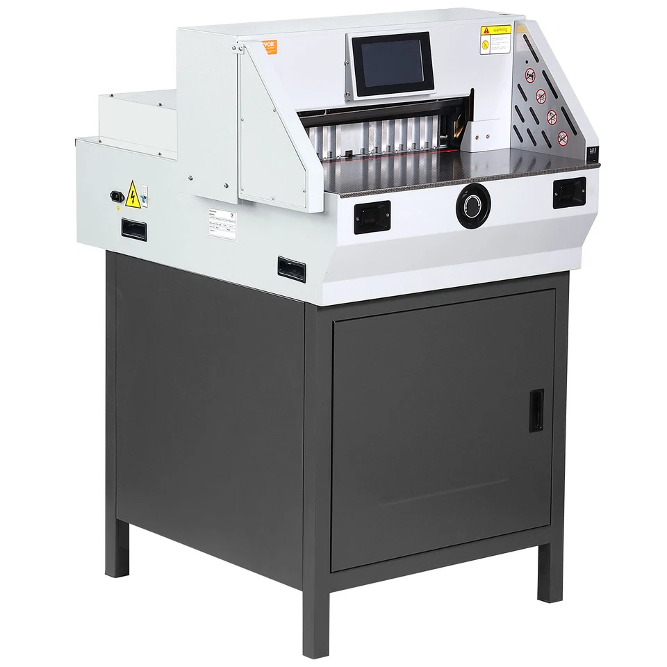 VEVOR Tagliacarte Elettrico Idraulico Larghezza 482,6 Mm Spessore Taglio 80 Mm - Immagine 4 di 4