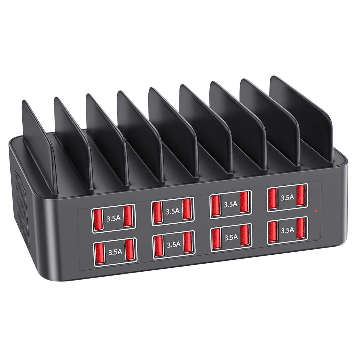 Station de charge 16 ports USB 150W Avizar noire pour smartphones