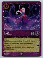 Disney Lorcana TCG Elsa The Fifth Spirit 6/P3 Promo Card OPENED