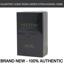 Valentino Uomo Born in Roma Green Stravaganza Eau de Toilette 3.4 oz - NEW 