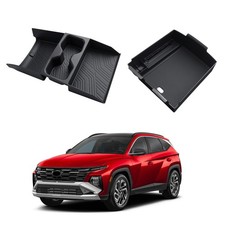 2025-2026 Hyundai Tucson Center Console Organizer Tray Set 2-Pcs Auto Shift