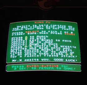KUNG FU Original Nintendo Play Choice - WORKING - Tested ARCADE PCB