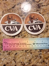 Connecticut Valley Arms CVA Firearms Flint Lock Rifle Round Embroidered Patch