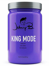 Johnny B. King Mode Hair Styling Gel, Alcohol-Free Sculpting, Purple, 32 oz