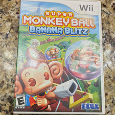 SEGA Super Monkey Ball: Banana Blitz Wii 2006 NTSC-U/C E Complete w/ Manual