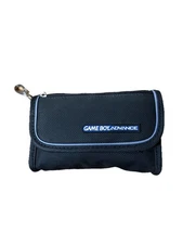 Nintendo Game Boy Advance GBA Carry Case Travel Bag Black & White Pouch