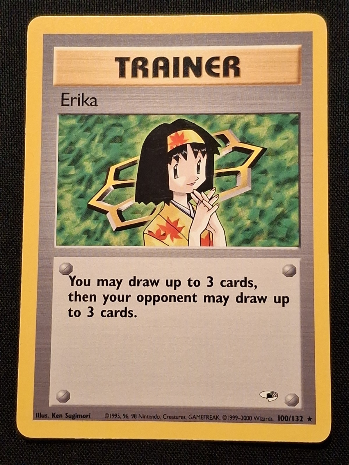 Erika 100/132 Gym Heroes WOTC Pokémon Any 3 Free Ship