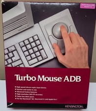 Vtg Kensington Turbo Mouse ADB Trackball 3.0 ...