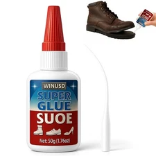 50g Shoe Glue | Super Clear All Purpose for Sole Repair - 