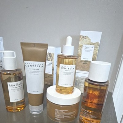 SKIN1004 Madagascar Centella Skin Care Set Face Cleanser Toner Ampoule Cream