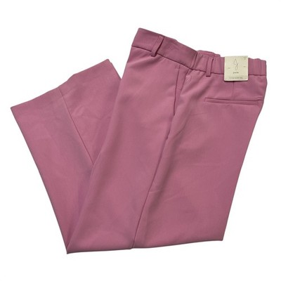 Joie Pants Pink High Rise Wide Leg Trouser Size 8 Spring Easter Office Casual
