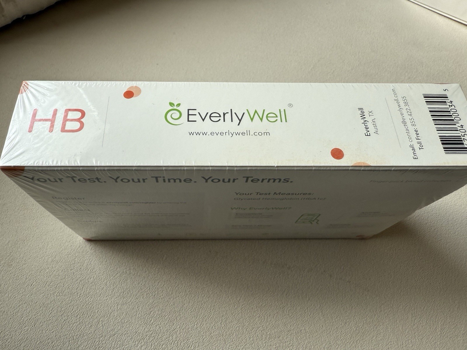 EverlyWell HbA1c Test Diabetes At-Home Test Kit