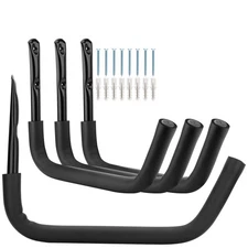 4Pack Heavy Duty Kayak Wall Mount Hangers Storage Rack for Kayak Canoe Paddle