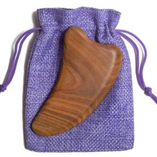 Gua Sha Tool for Face, Gua Sha Facial Tools for Face Massage, Wooden Guasha T...