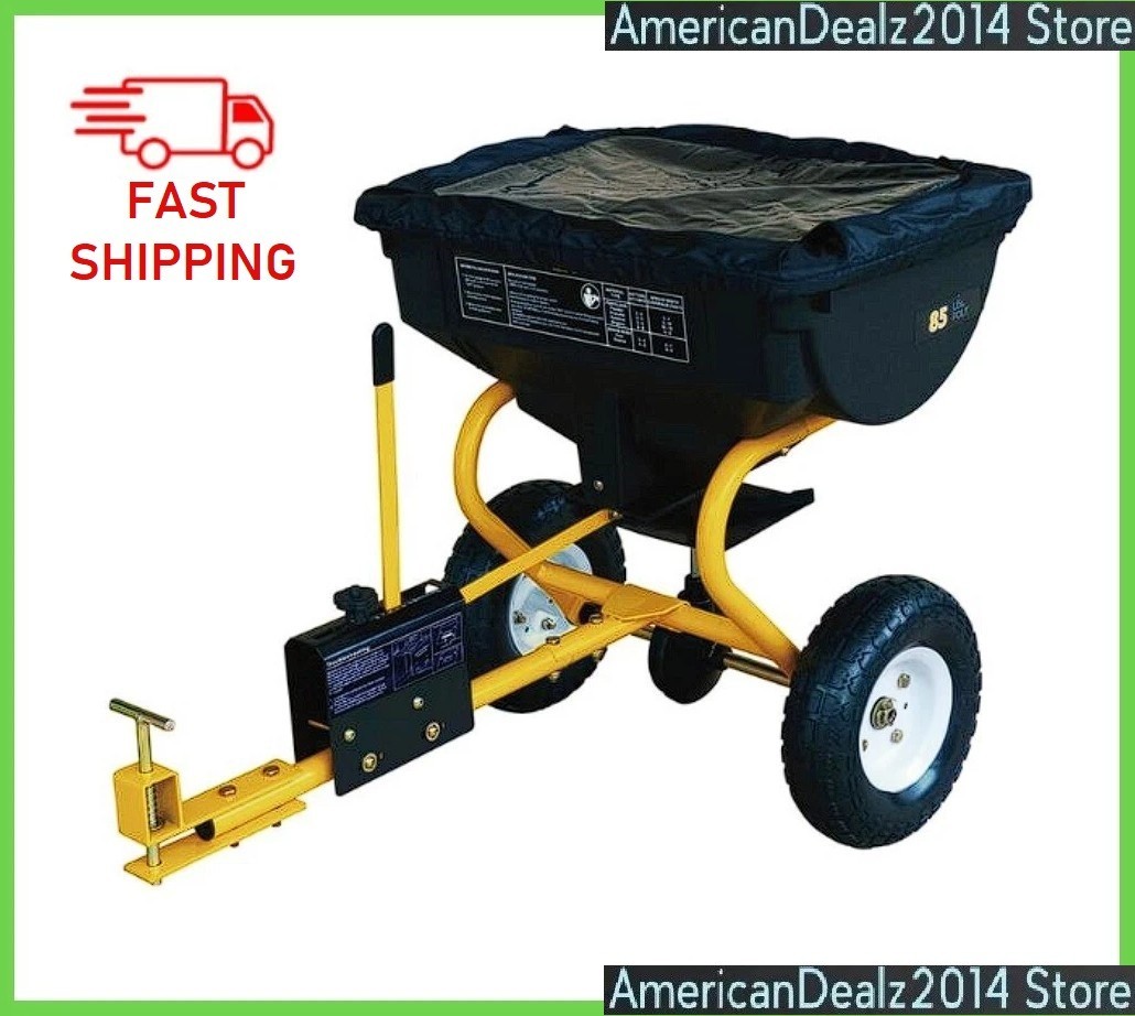 Yardworks MOBS0001-N Tow Behind Broadcast Spreader ATV Tractor