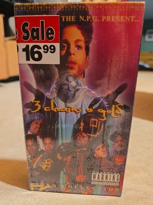Prince 3 Chains O' Gold VHS Factory Sealed NEW NPG 1994 Warner Reprise Rare
