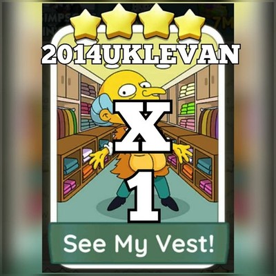 1 x See My Weste! (    ) - Set 14 - Mono_Poly_Go Sticker (schnellster)