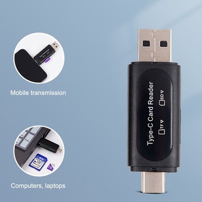 Kartenleser USB & Typ C -to SD Micro SD TF Memory Card Leser OTG -Adapter 