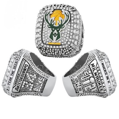 2021 Milwaukee Bucks Championship Ring-Giannis Antetokounmpo Size 9 11 13