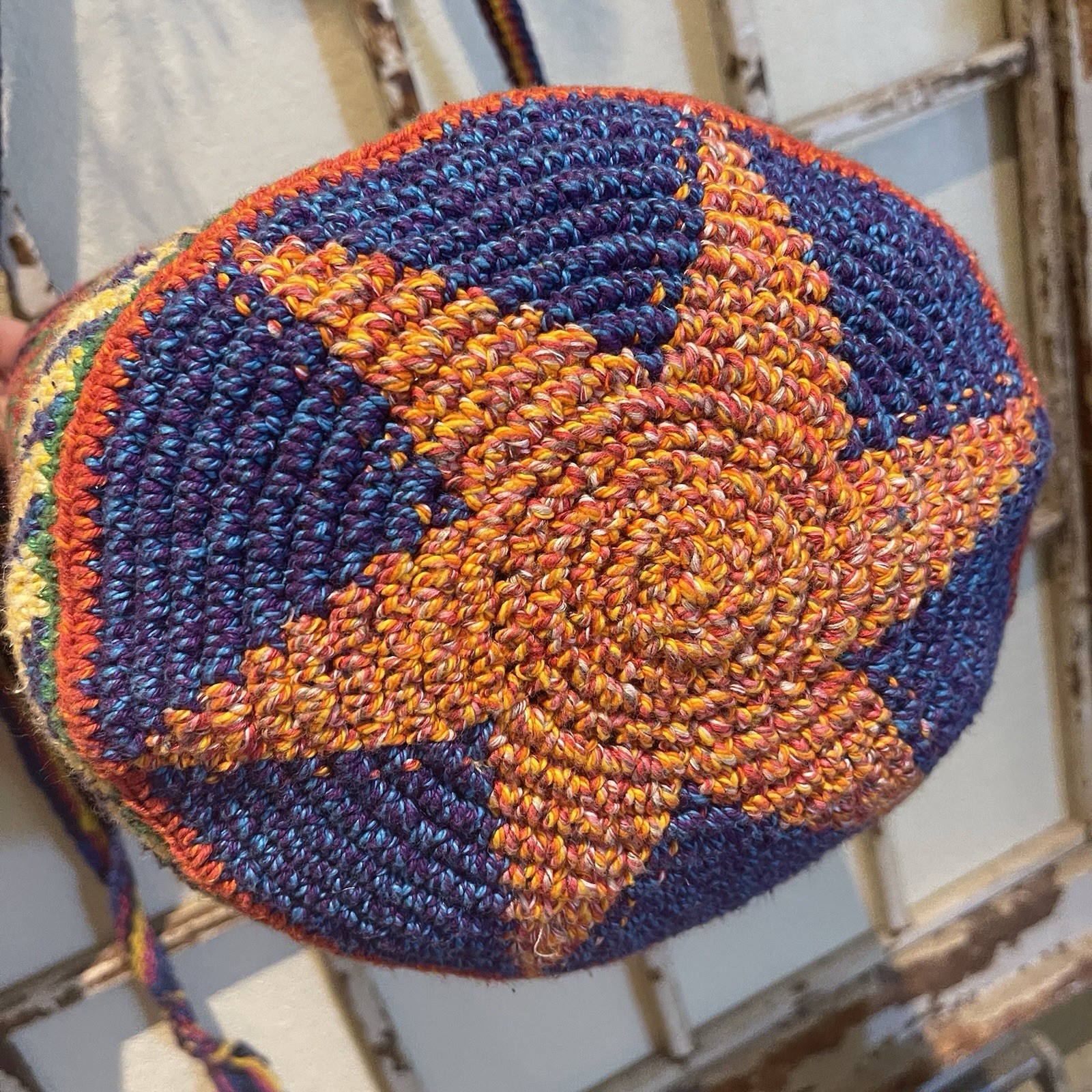 Handmade Guatemalan Hackysack Style Shoulder Bag … - image 3