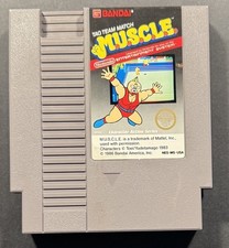 M.U.S.C.L.E. Tag Team Match (NES, 1986) [5-Screw] Tested Working!