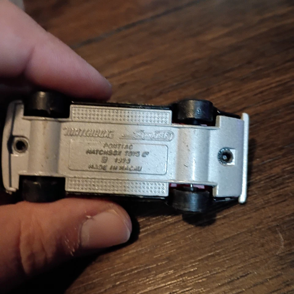 Pontiac Firebird 1979 Matchbox Superfast Trans AM negro vintage Foto 3 de 4